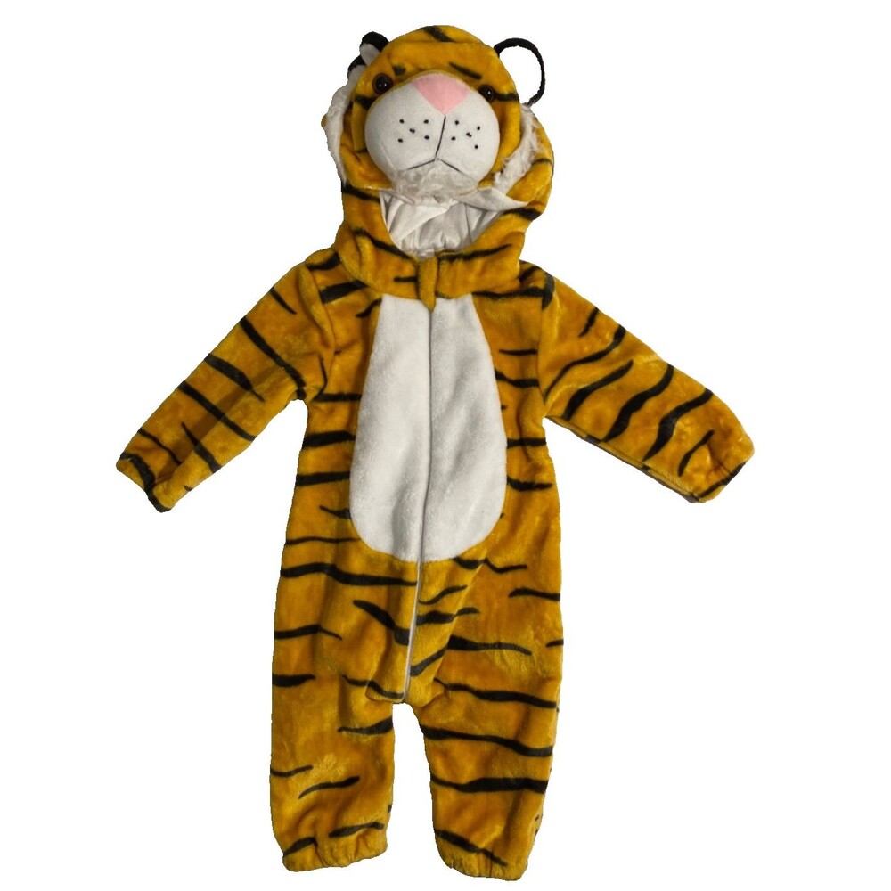 MICHLEY Tiger Costume Onsey w/ Hood~Boy/Girl 0-6 months~Photo/Photography Prop